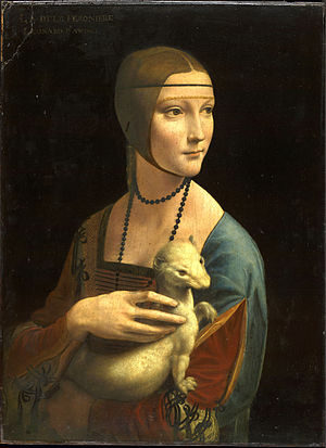 Lady with an Ermine-photo courtesy of https://en.wikipedia.org
