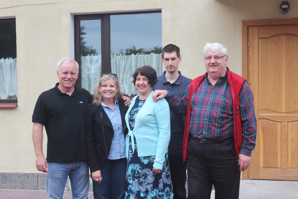 Pastor Tadeusz Tolwinski, in whose church I preached on Sunday in Torun, Poland, together with his wife, Ewa, and son